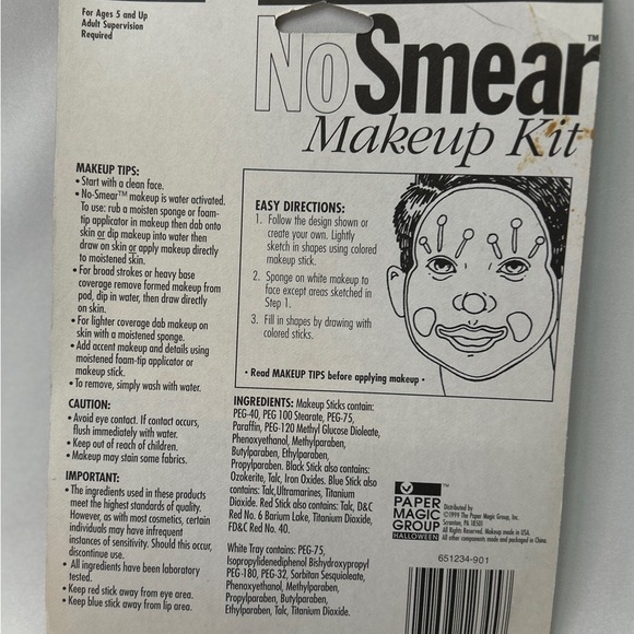 Vintage Technifaces No Smear Make Up Kit NOS Factory Sealed - Picture 3 of 6